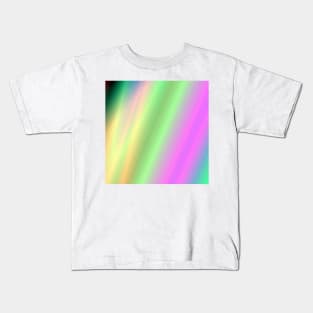 colorful abstract rainbow pattern background Kids T-Shirt